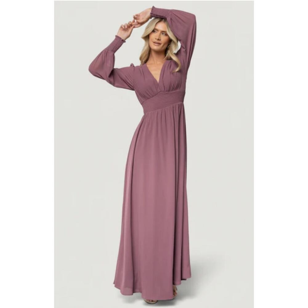 Baltic Born Olivia Maxi Dress Vintage Plum Size XS